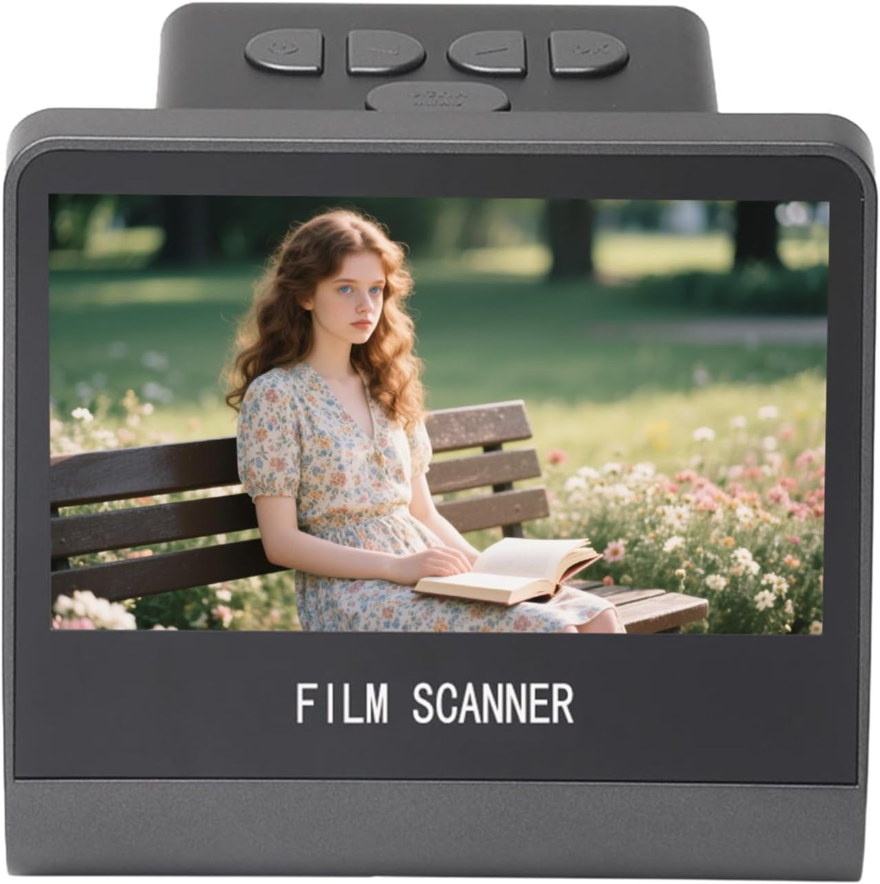 Yoidesu Digital Film Scanner 5' Screen, Negative Film and Slide Digitzer, Convert Color & B & W Negatives & 35mm, 126mm, 110 mm Film to 22MP JPEGs with 16GB SD Card & Card Reader