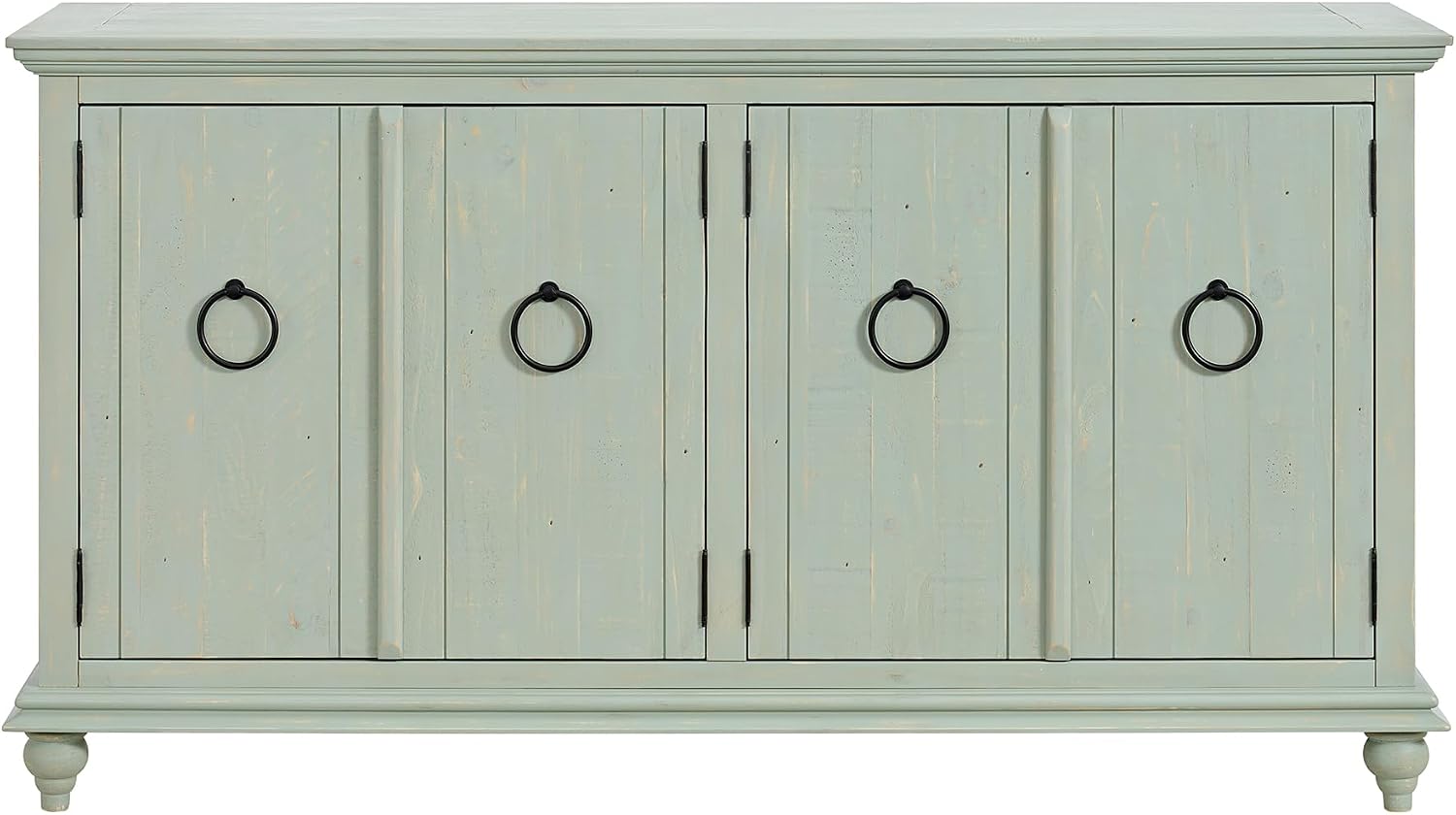 Martin Svensson Home Garden District Antique Sage Green Solid Wood 65' TV Stand