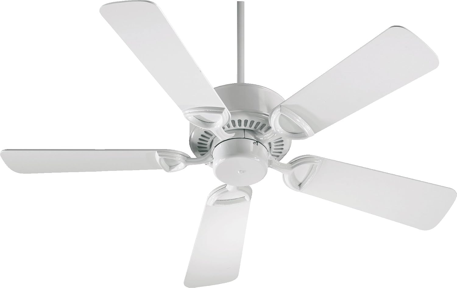 Estate - Ceiling Fan in Transitional Style - 42 Inches Wide by 12 Inches High - White Finish - White Blade Color