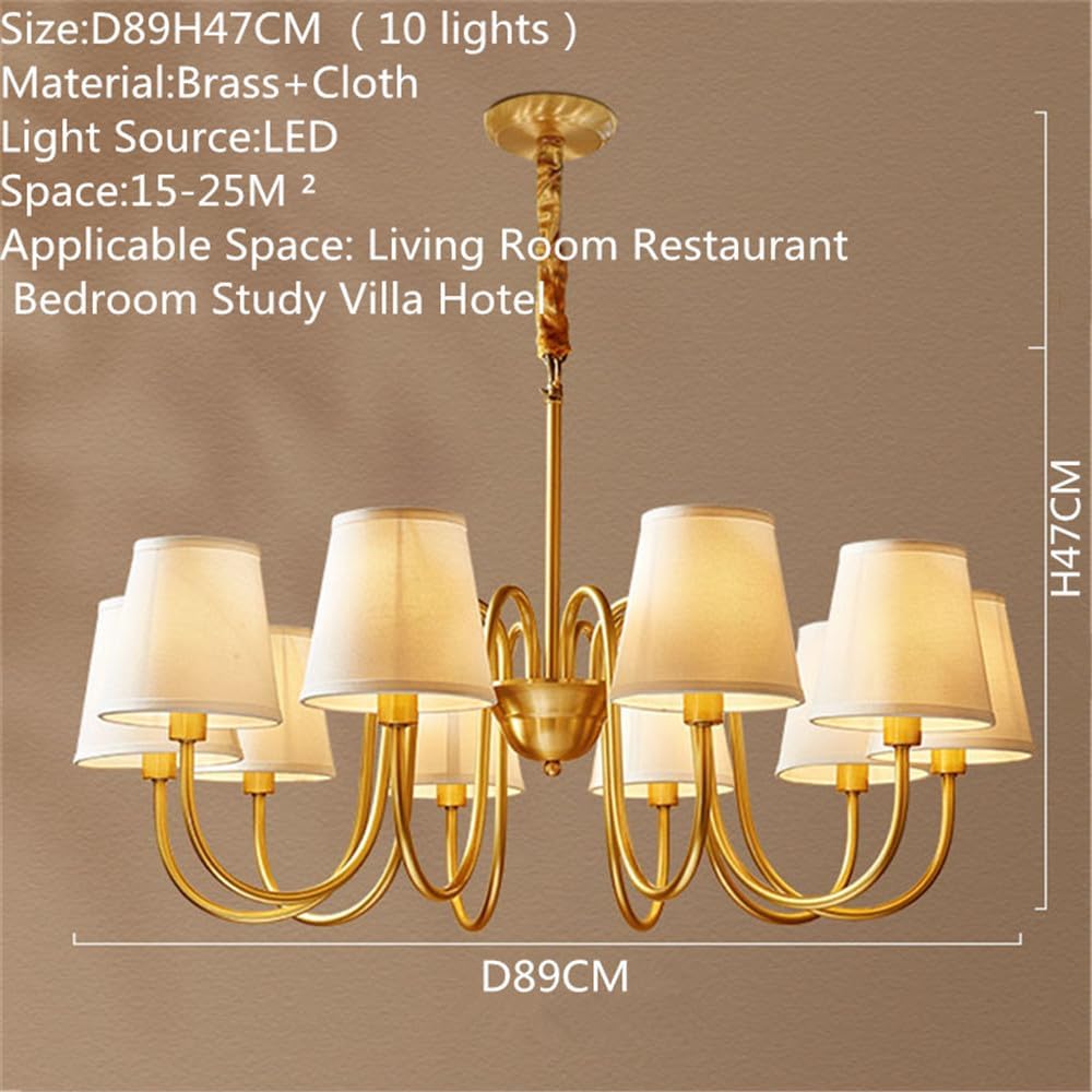 American Retro LED Ceiling Fan Light - Luxury European Design for Living Room, Restaurant, Bedroom, Cafe, Villa & Hotel Remote Control, Stylish Lighting (Style 15) (Style 13)