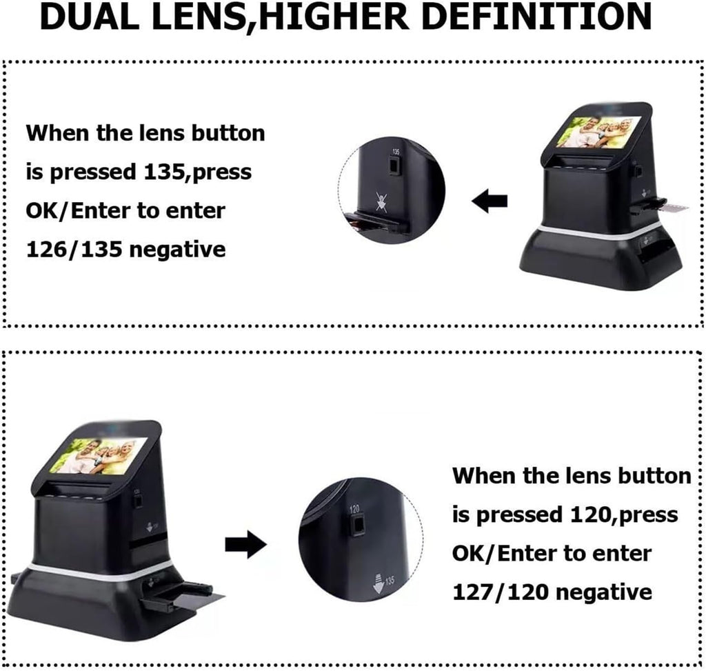 Film Digitizer with Preview for 35mm & Medium Format