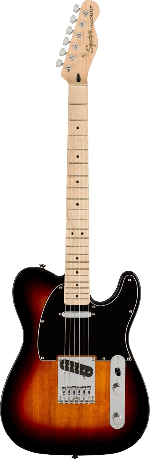 Fender Affinity Series Telecaster - 3 Color Sunburst Bundle with Gig Bag, Tuner, Strap, Picks, and Austin Bazaar Instructional DVD