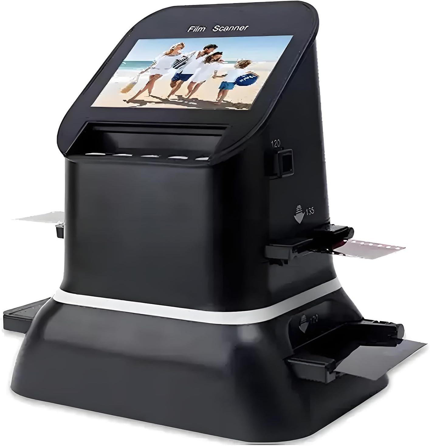 Digital Film Scanner, Scanner per Diapositive LCD da 4,3', High Resolution 120, converte Negativi e Diapositive da 35mm,135,126,127 in JPEG