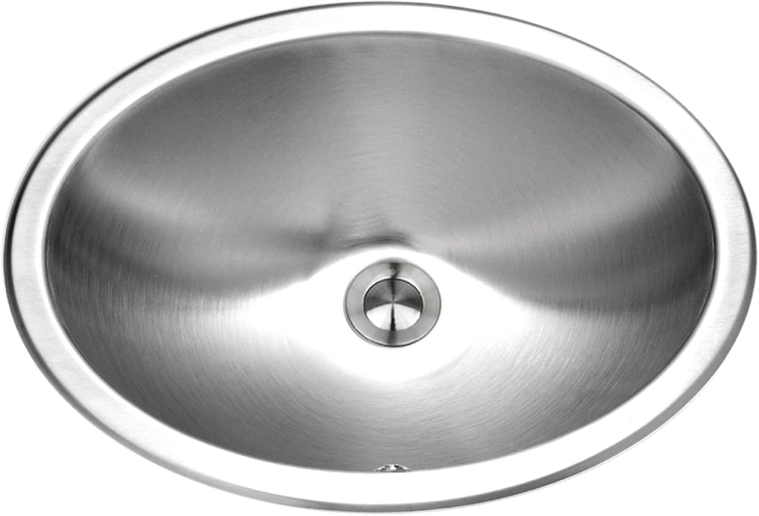 Houzer Opus Stainless Steel Bathroom Sink - 18 inch Undermount Oval Bowl Bathroom Sink without Overflow, Durable & Versatile, Essential for Home & Apartment, Nested 5-Pack - CH-1800-5
