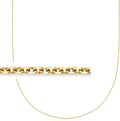Ross-Simons 1.1mm 10kt Yellow Gold Diamond-Cut Cable-Chain Necklace