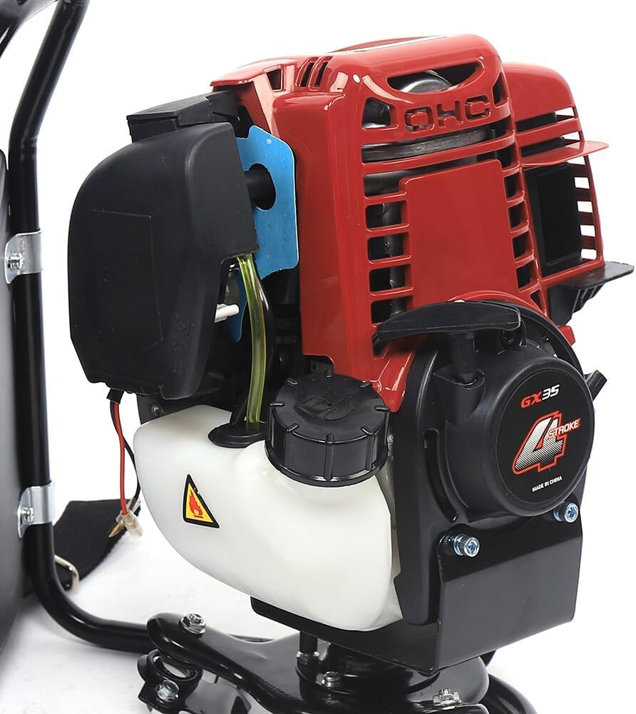 Gx35 Backpack Four-Stroke Brush Cutter, 3-in-1 Cultivator, Rotary Tiller, Lawn Pruner & Grass Trimmer