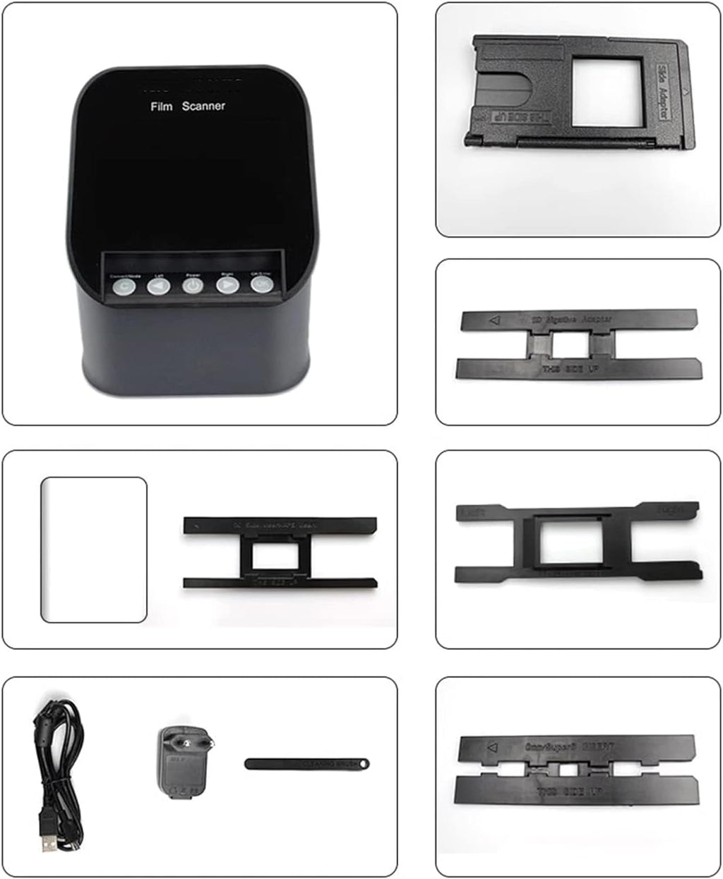 135 Film Scanner, 22MP Digital Slide Scanner, with Large 4.3' TFT Color Screen, Support Film Formats(135/126KPK/110/SUPER8/positive Film/Negative