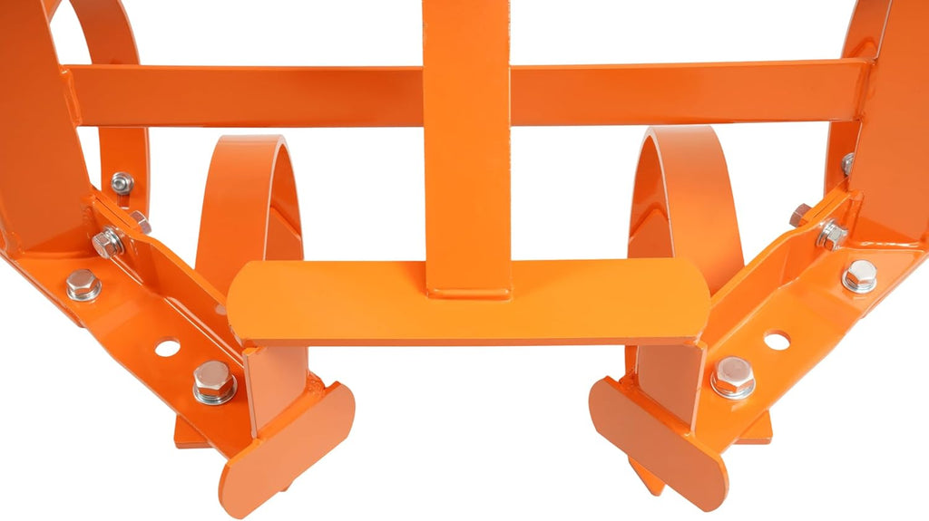 3 Point Cultivator 25-35 HP Category 1 Hitch Heavy Duty Tractor Attachment with 6 Spring Steel Shanks Powder-Coated Steel