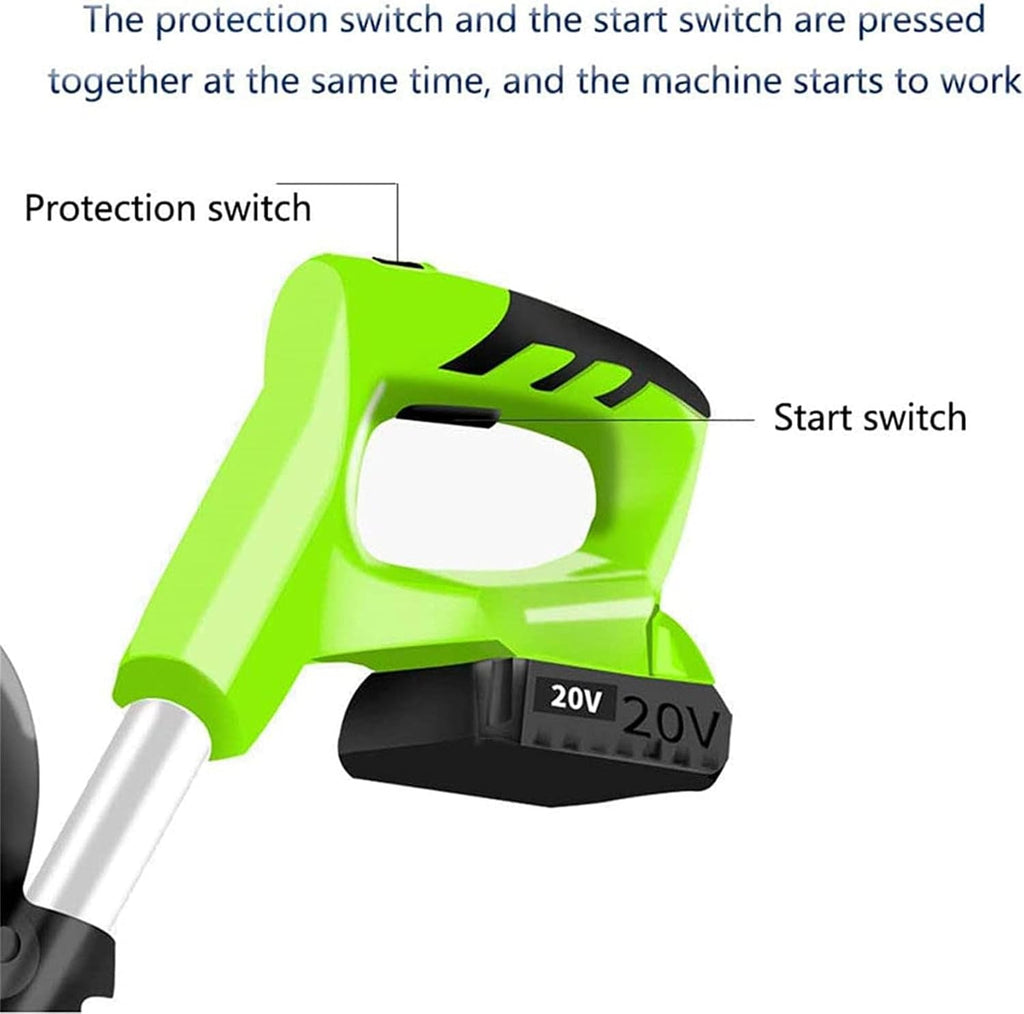 20V Cordless Tiller Cultivator, Garden Tiller Rotavators with 4000mAh Rechargeable Battery and Charger, Cordless Electric Garden Tiller for Gardening, Soil Turning