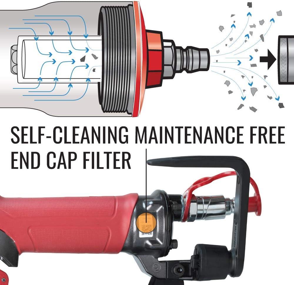 MAX USA CORP. MAX USA PowerLite HN90F High Pressure Framing Coil Nailer up to 3-1/2', red/black/silver
