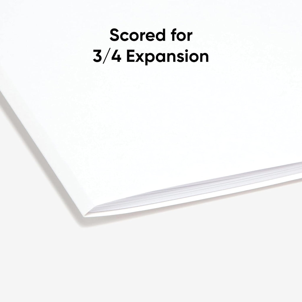 Smead Standard File Folders, White, 1/3-Cut Tabs, Letter Size (12843)| (Pack of 500)