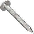 Simpson Strong-Tie S410ARNB Roofing Nail - 1-1/2 in. x 0.131 in. Annular Ring Shank Increases Withdrawal Resistance, Type 304 Stainless Steel, Diamond Point, Full Round Head (25 lb.)