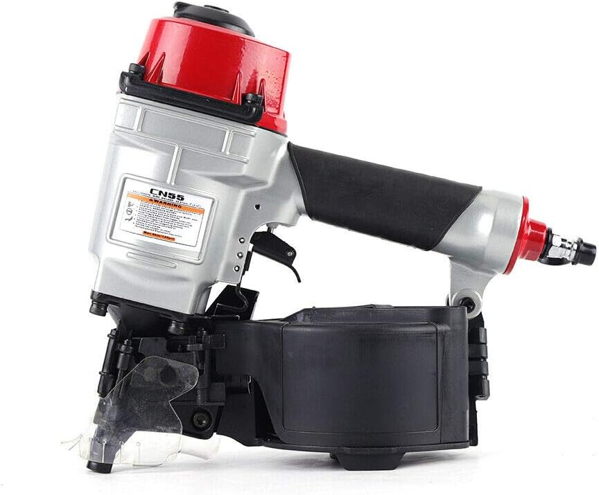 Pneumatic Siding Nailer, 25-57mm Heavy Duty Air Stapler Gun Cordless Air Roofing Nail Gun Framing Nailer for Woodworking Plywood Furniture Fences
