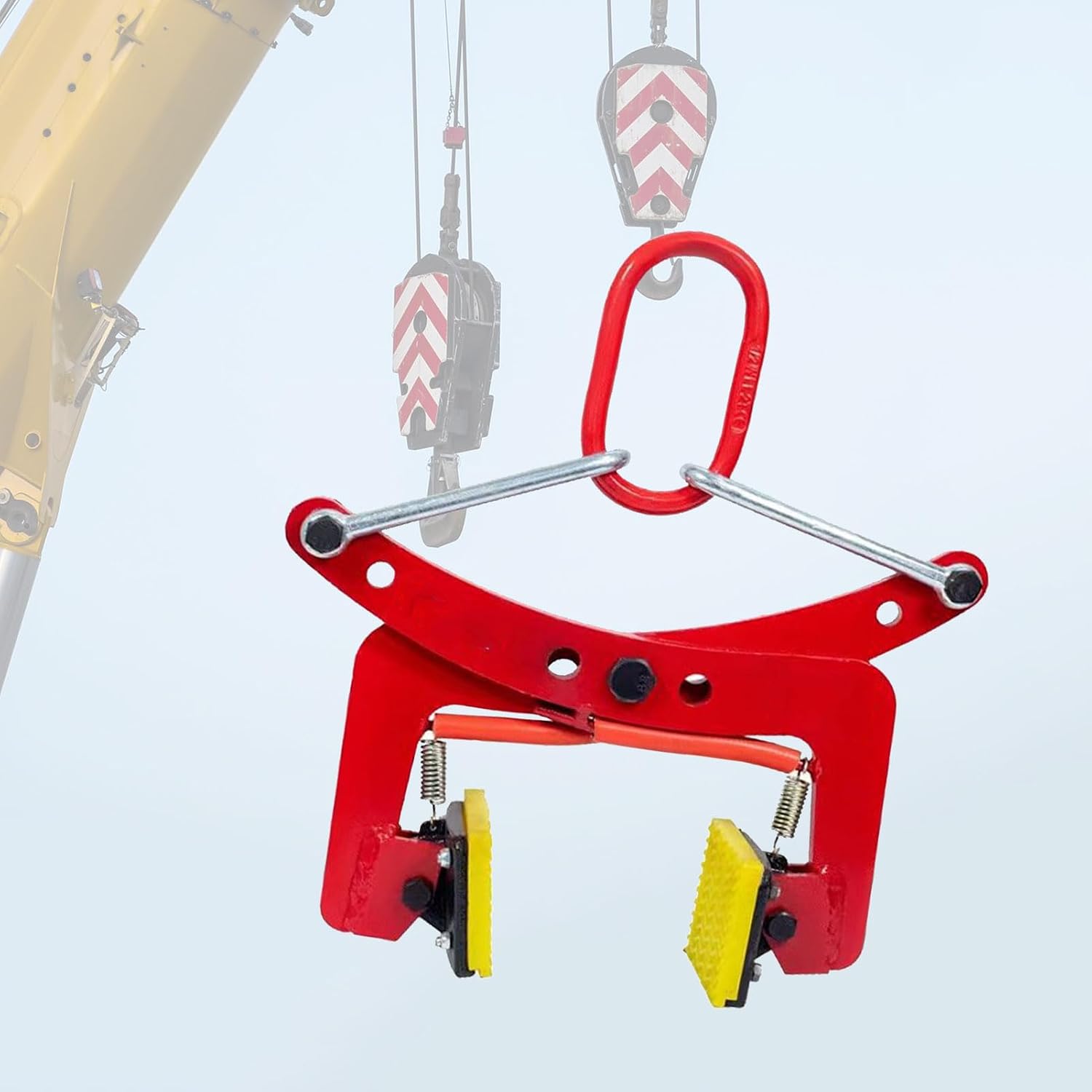 Steel Plate Lifting Clamps A8, Heavy Duty Alloy Steel, 12-24cm (4.7-9.4in), 260kg (573LB) Capacity, Industrial Equipment for Safe Lifting and Transport