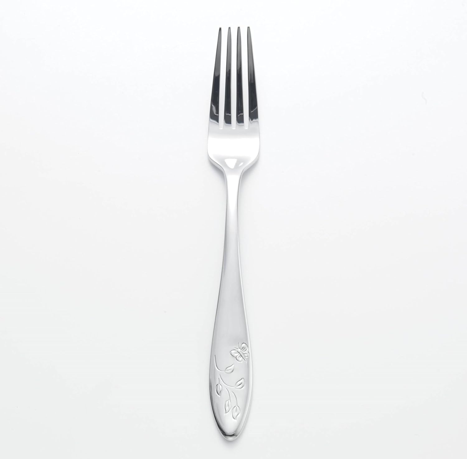 Lenox Silverware Set For 12, Butterfly Meadow 65-Piece Flatware Set, Service For 12, 18/10 Stainless Steel, Dishwasher Safe, Butterfly and Flower Motif, Includes Serving Utensils (Silver, 65 Piece)