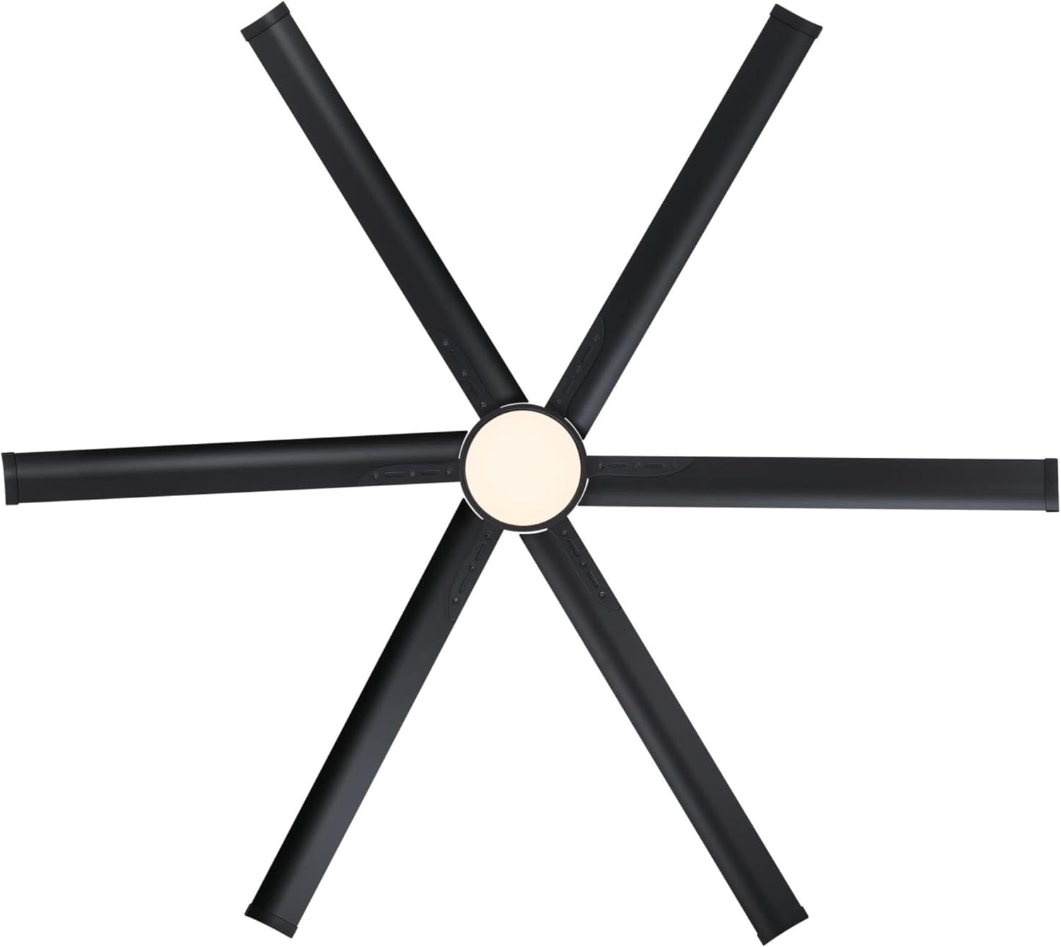 Westinghouse Lighting Hudson Yards Adjustable Ceiling Fan with Light, 80-Inch Industrial-Style Indoor/Outdoor Fan in Matte Black, DC Motor, Dimmable LED with Opal Frosted Glass, Remote Control