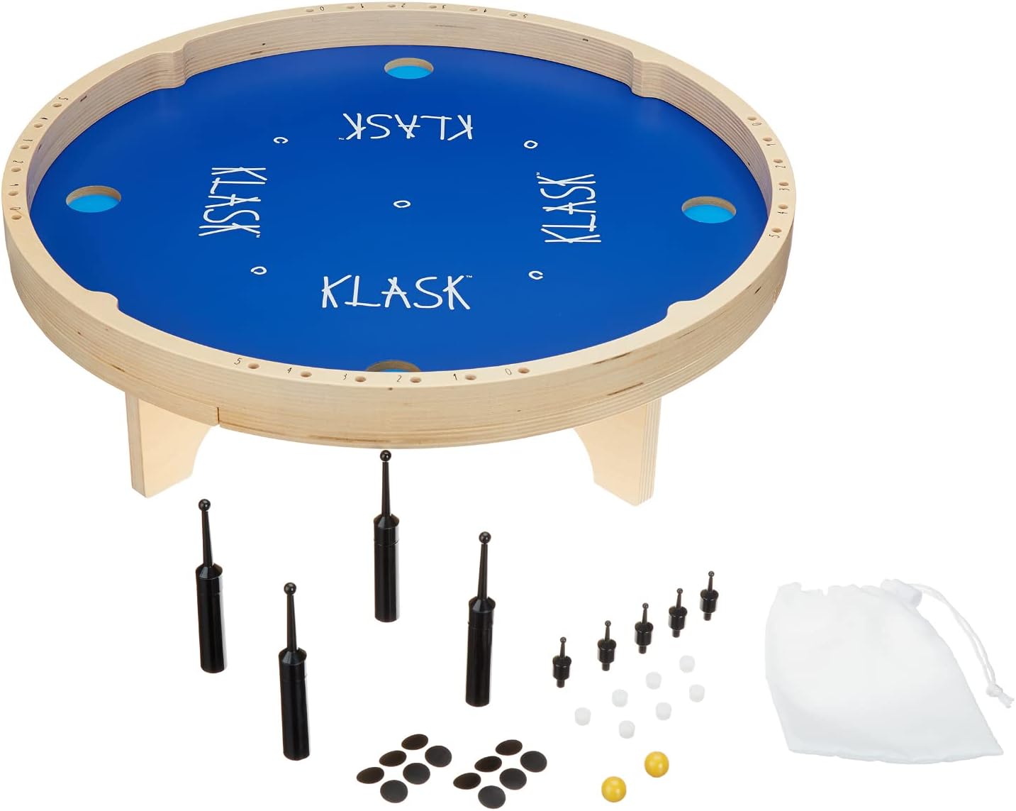 KLASK: The Magnetic Award-Winning Party Game of Skill - for Kids and Adults of All Ages That's Half Foosball, Half Air Hockey