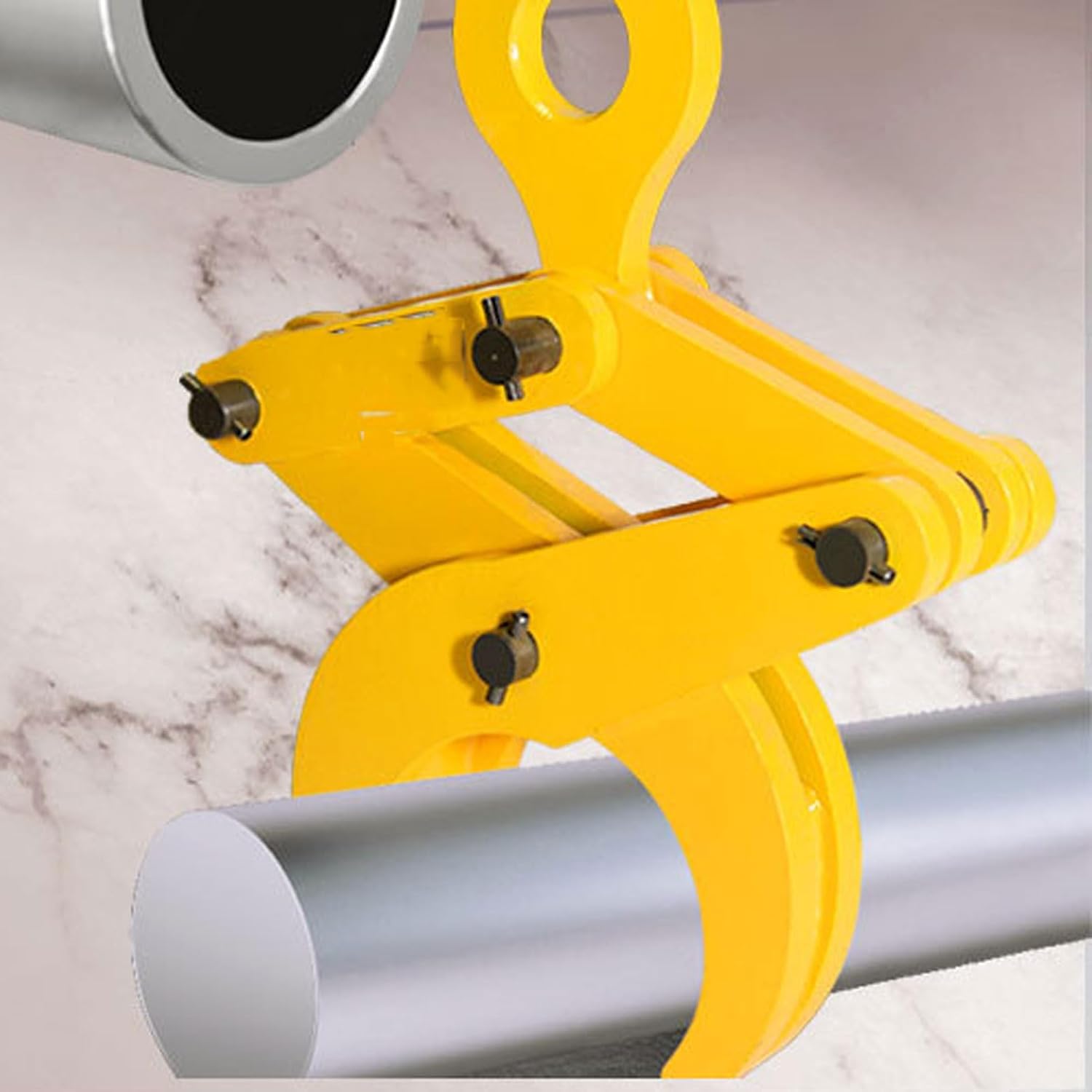 1T Heavy Duty Vertical Plate Clamp, Lifting Tongs Spreader, Stable Sheet Metal Lifter, Easy-to-Use Beam Tool for Secure Locking and Safe Lifting