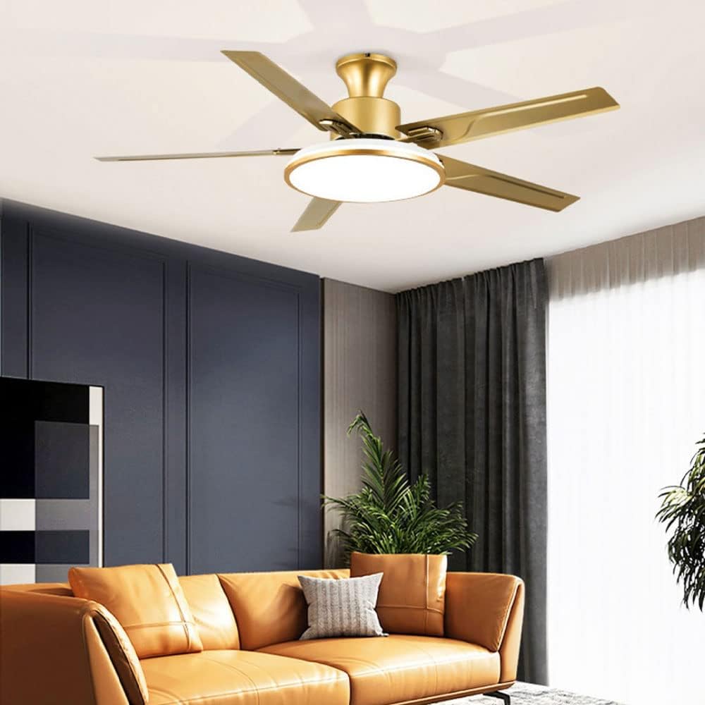 Ceiling Fans with Lights Flush Mount Outdoor Ceiling Fan with Lights 42 Inch Indoor Ceiling Fan Light LED Dimmable Smart Ceiling Fan Outdoor Ceiling Fans for Patios with Light