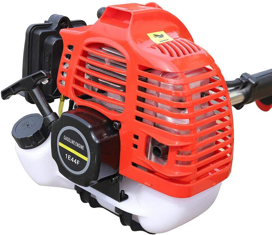 42.7CC Handheld Tiller Cultivator 2-Stroke Gas Powered Garden Rotary Cultivator Rototiller Mini Cordless Weeding Tilling Tool for Gardening,Sandy Land, Loose Soil, Cultivation of Cash Crops