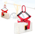 Granite Slab Lifting Clamps, Vertical Stone Lifting Clamps 2.3-11.8in, Marble Heavy Duty Stone Carrying Lifting Clamps, Scissor Lifting Clamp for Lifting Handling Transporting(Opening Size 7-9.4in)