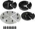 4' Wood Lathe Chuck Step Jaw - High Precision CNC Machined Steel for Enhanced Clamping and Durability,1pcs(Flat Jaw)