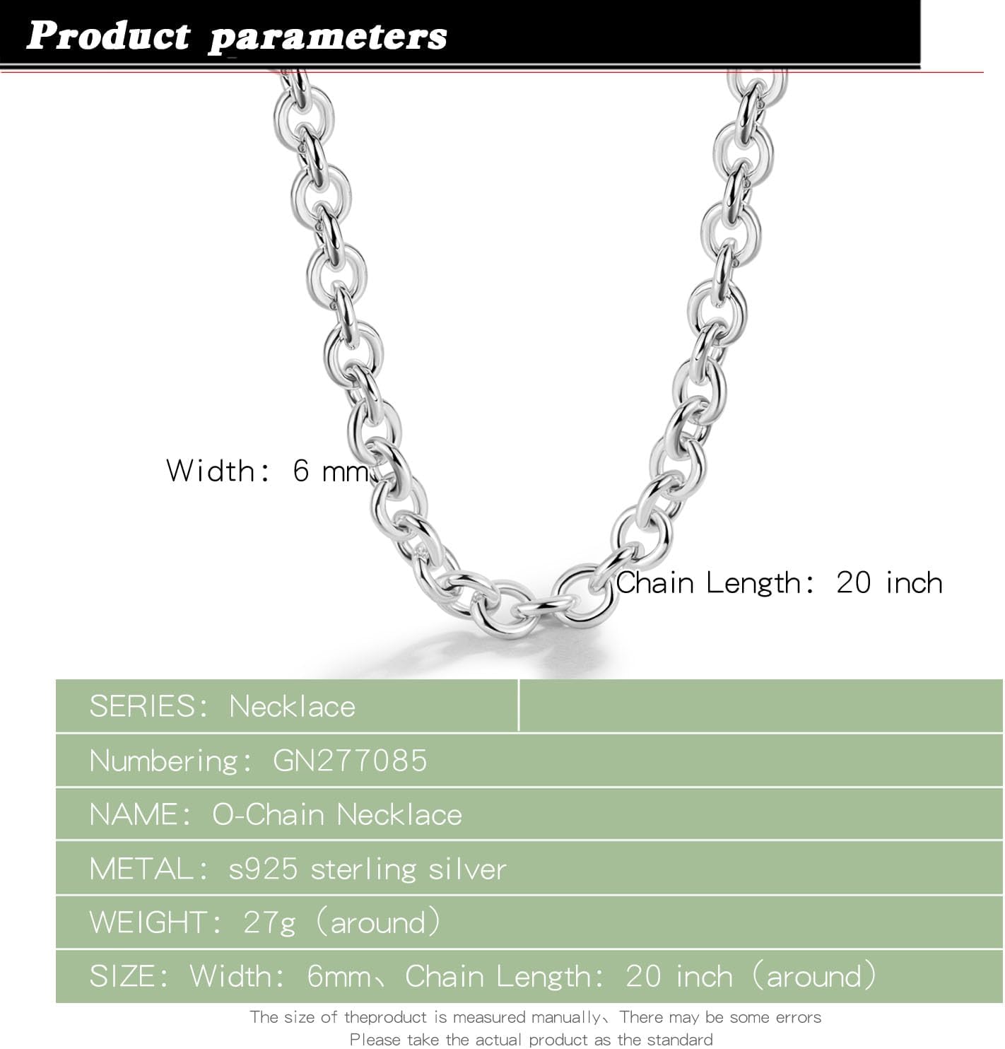 Dankadi 925 Sterling Silver Classic Round Cable Wire Link Necklace Men Cuban Curb Oval Belcher Link Chain Choker 16 to 30 in For Women 24k Gold Plated Jewelry Gift (6MM Silver, 22 inch)