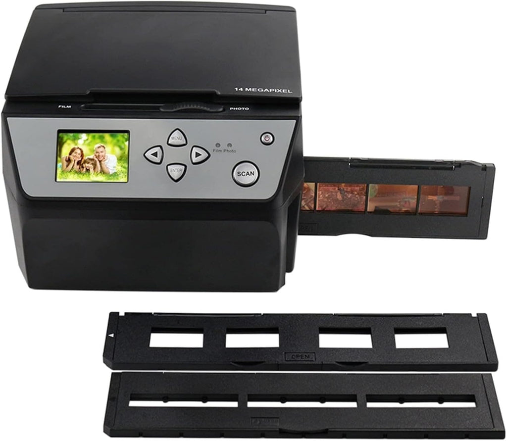 Digital Film Scanner, Digital Film and Slide Scanner, 22MP All in One Film and Slide Scanner, Film and Slide Scanner Convert 135 Film