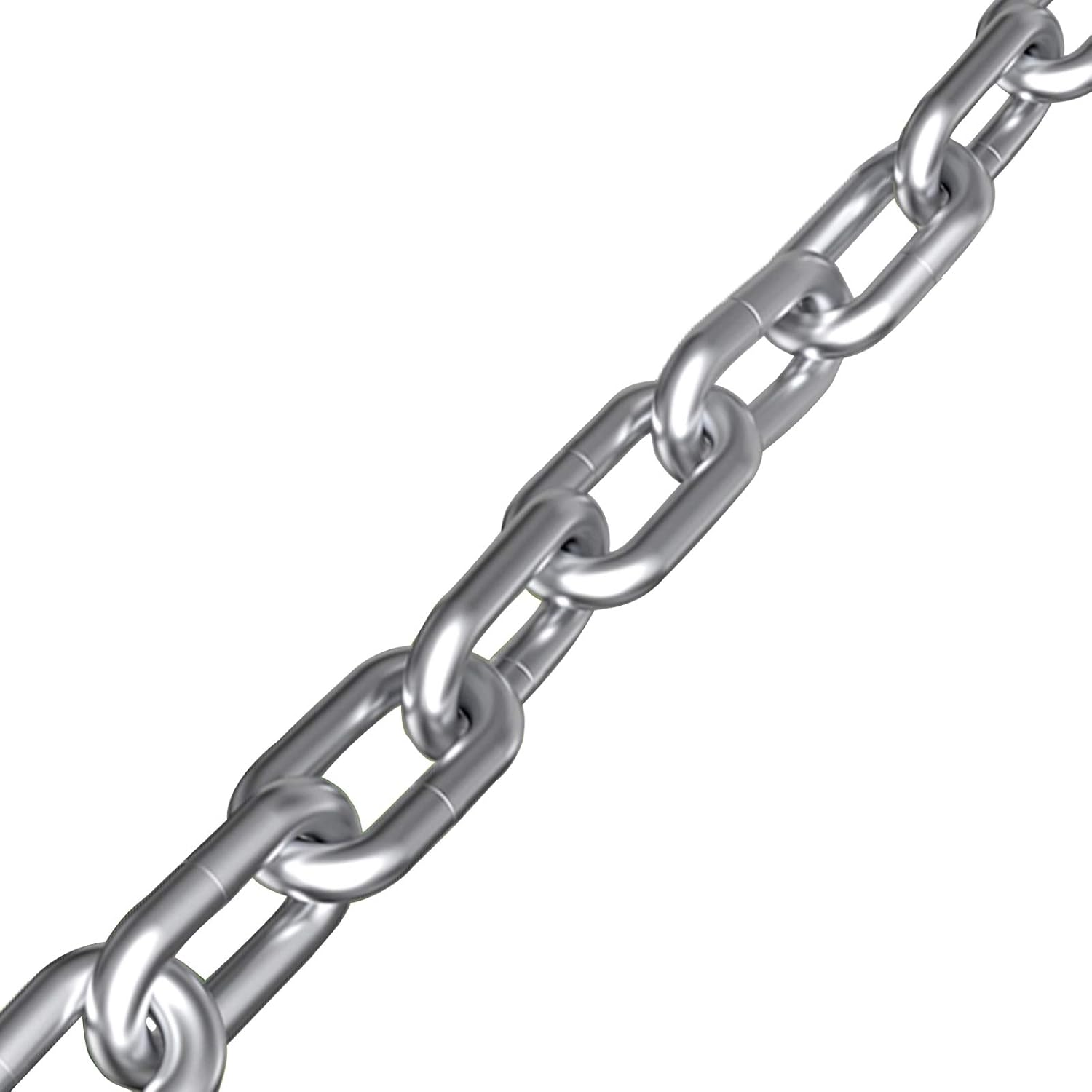 Stainless Steel Link Chain, 304 Stainless Steel Link Proof Coil Chain Heavy Duty Chains Cable Safty Towing Chain for Trailer Swing Hanging Anti-Theft (5/16in-16.4ft)