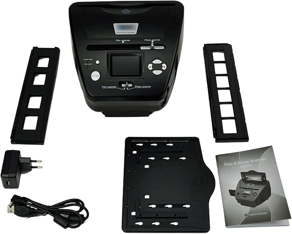 Slide Viewer/Negative Scanner, Film Slide Scanner, Works with Different Types of Film and Slides, Converts 35mm 135 110 126/Slides/Negatives