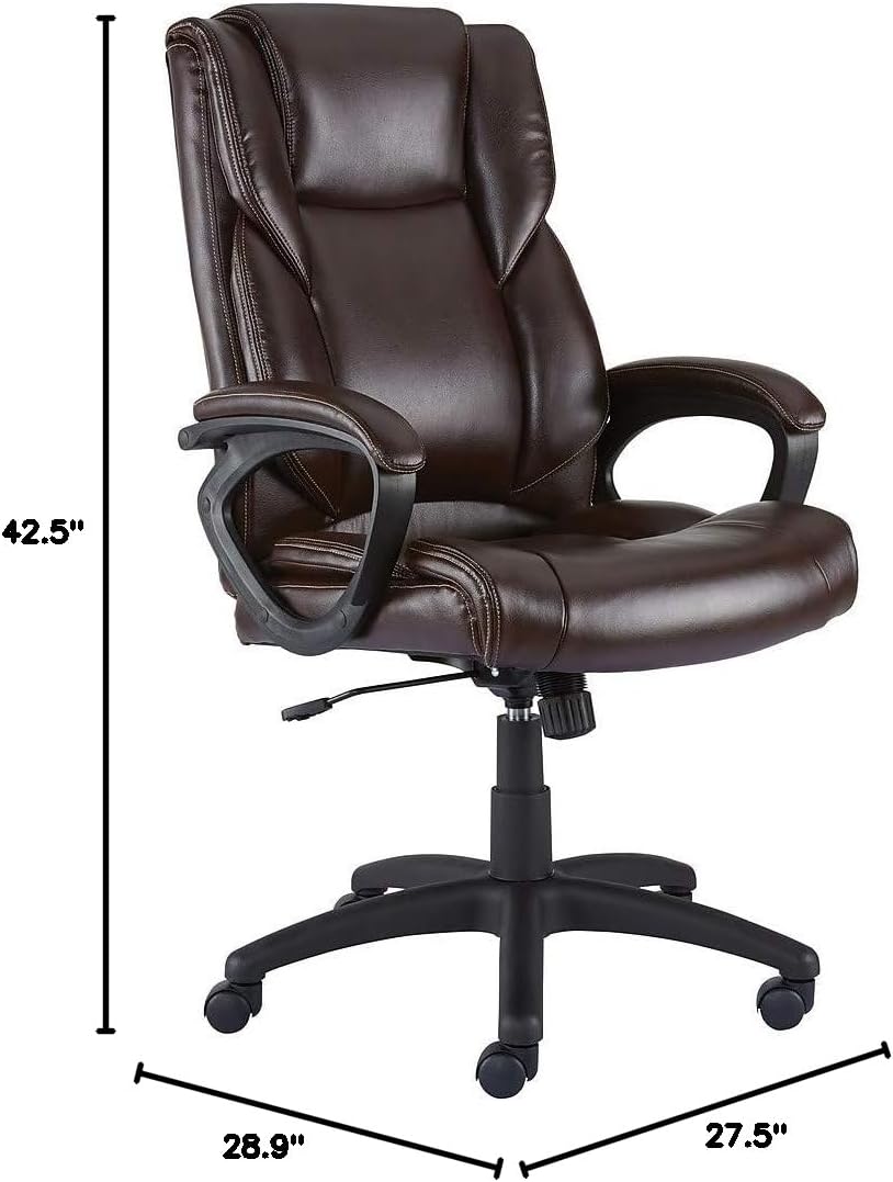 Staples Kelburne Luxura Office Chair Brown