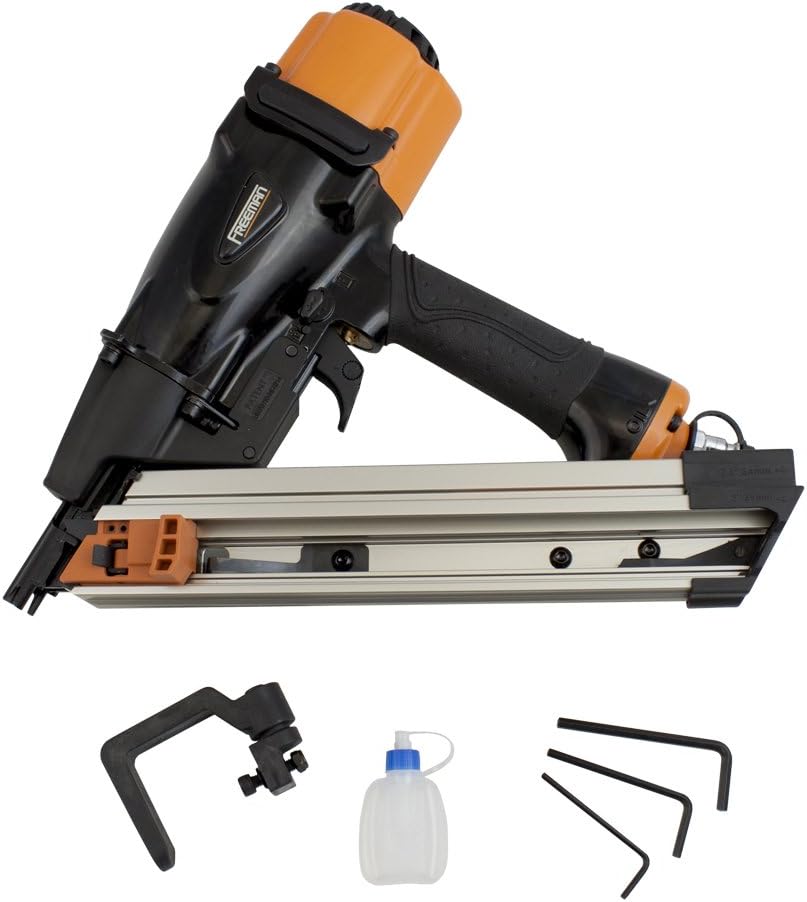 Freeman PMC250 Pneumatic 35 Degree 2-1/2' Metal Connector Nailer with Belt Hook