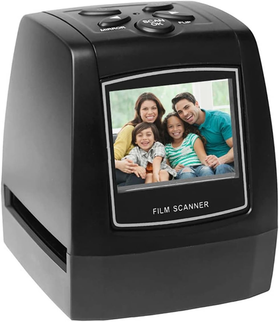 Portable Negative Film Scanner,35mm/135mm Slide Film Converter,Photo Digital Image Viewer,for Restore Old Pictures
