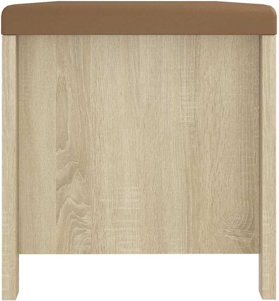 Modern Design Storage Box with a Cushion Bench, Entryway Bench with Cushioned Seat for Living Room, Home, Office, 41.3'x15.7'x17.7',-373
