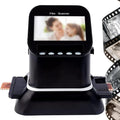 22MP Digital Film & Slide Scanner, Convert 135 126 120 127 Films Slides to Negatives Color Black White JPG Photos, 4.3in LCD Screen Professional Film Scanne