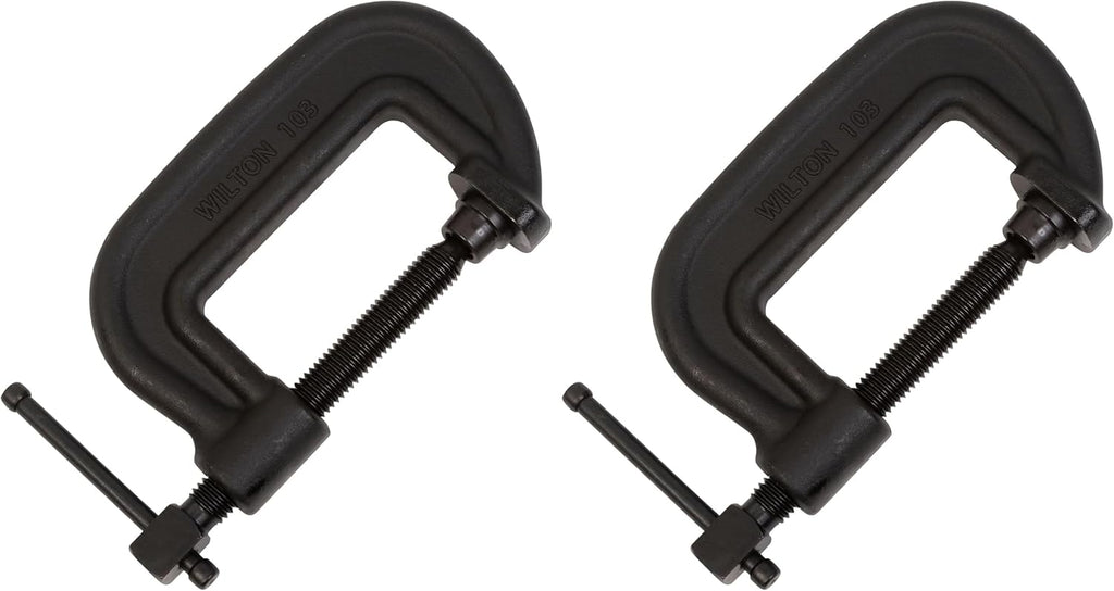 Wilton Brute Force C-Clamp, 2-15/16' Opening, 2' Throat, 8750 Lbs. Clamping Force (Model 103) (Pack of 2)