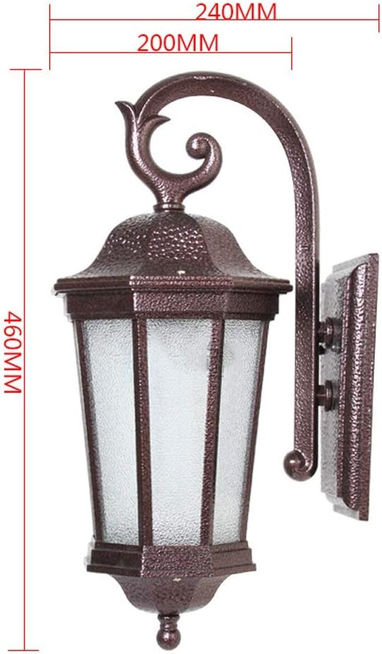 Wall Mounted Light European Style Aluminum Alloy Outdoor Wall Lamp Clubhouse Community Furniture Balcony Waterproof Landscape Illumination Lamp Wall Light E27 Lantern Spotlights Reading Light