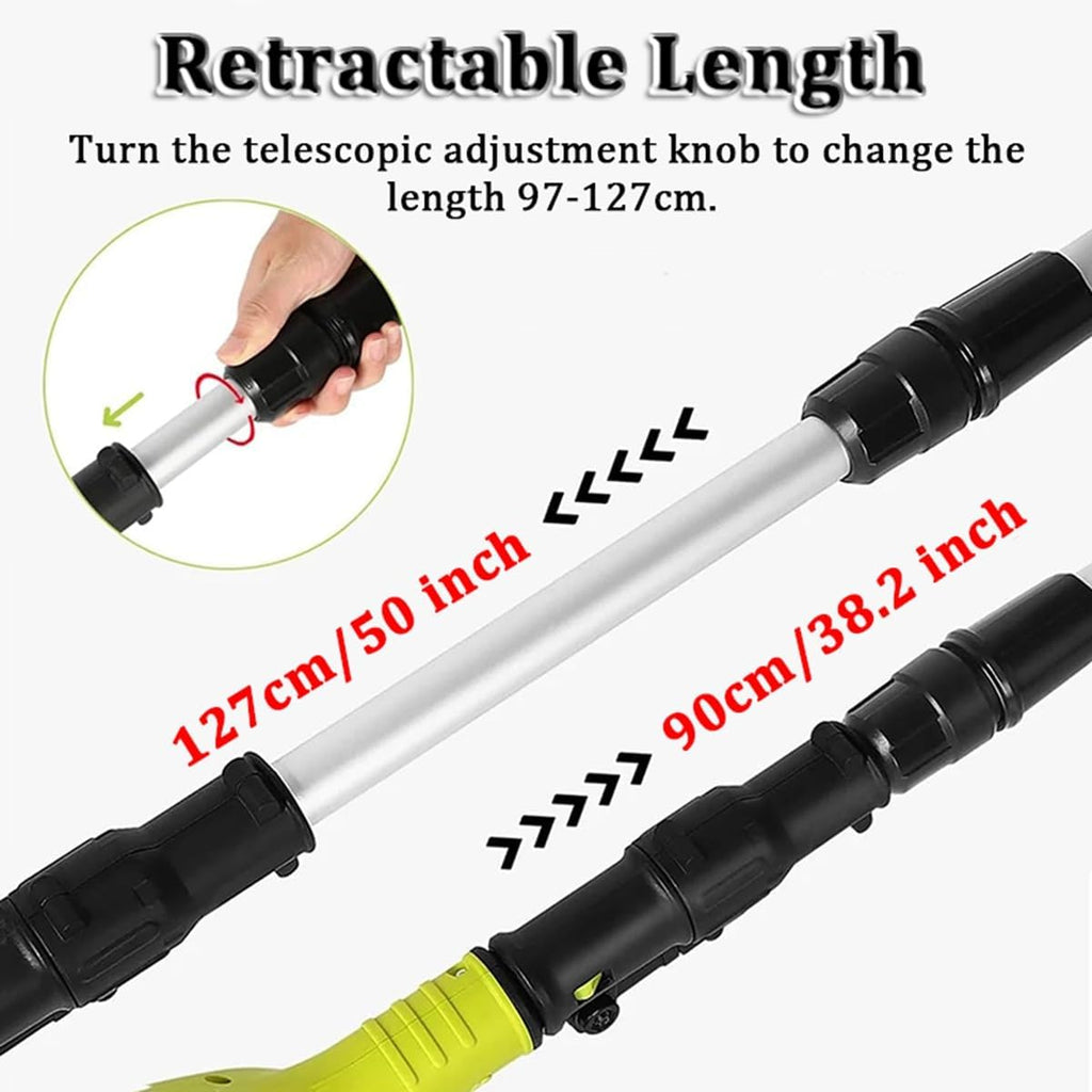 Electric Garden Rotavator, Cordless Tiller Cultivator with 2×4000mah Battery and Charger, 10.5cm Tilling Width, 25cm Working Depth for Soil Cultivation