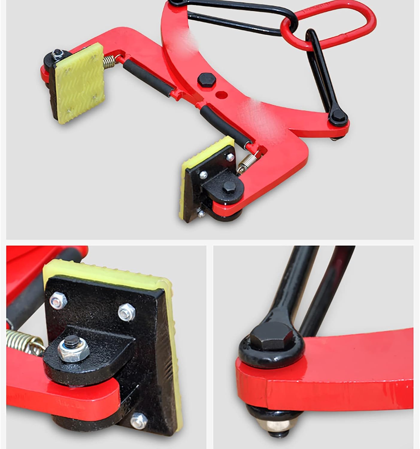 Stone Lifting Clamps, Vertical Steel Plate Lifting Clamps, Heavy-Duty Plate Pliers Clamp for Transporting Steel Plates and Transporting Hanging Stone,4in,280kg