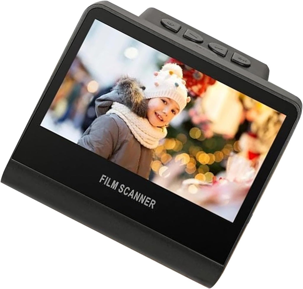 22MP Digital Film Scanner, Film and Slide Scanner with 5 in LCD Screen Built in 16GB Large Memory, for Convert Color Black and White 135, 126KPK, 110 Super 8 Slides Into JPEG
