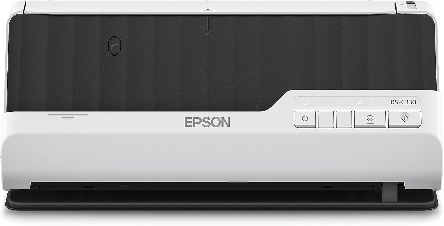 Epson DS-C330 Duplex Compact Desktop Document Scanner with Auto Doc Feeder (ADF)