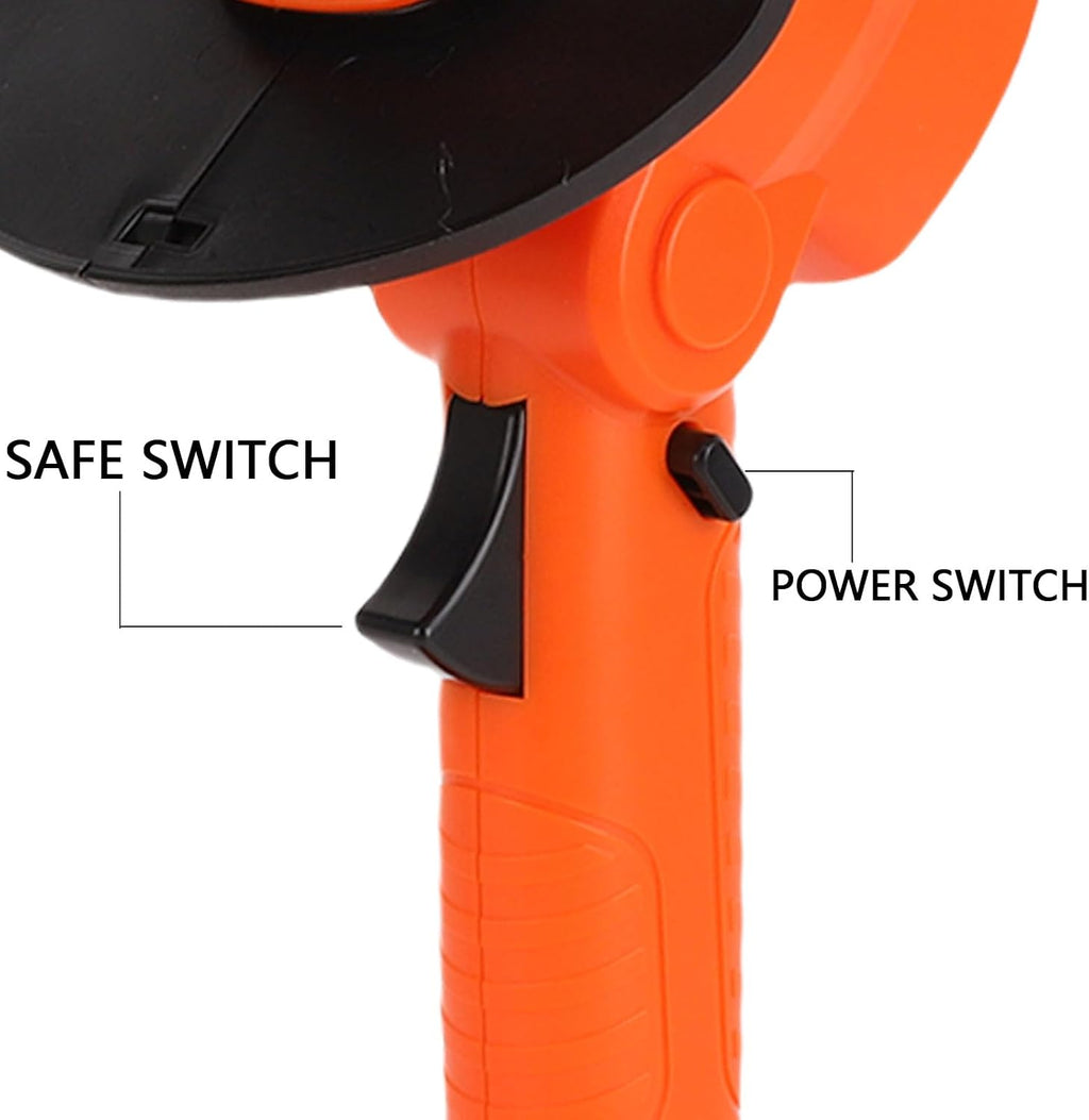 CHICIRIS Cordless Mini Tiller Cultivator, 235RPM Electric with 4 Manganese Steel Blades for Gardening, with 2 x 1.5Ah Batteries 1 Charger, for Soil Weeding Digging in Flower Beds (US Plug)