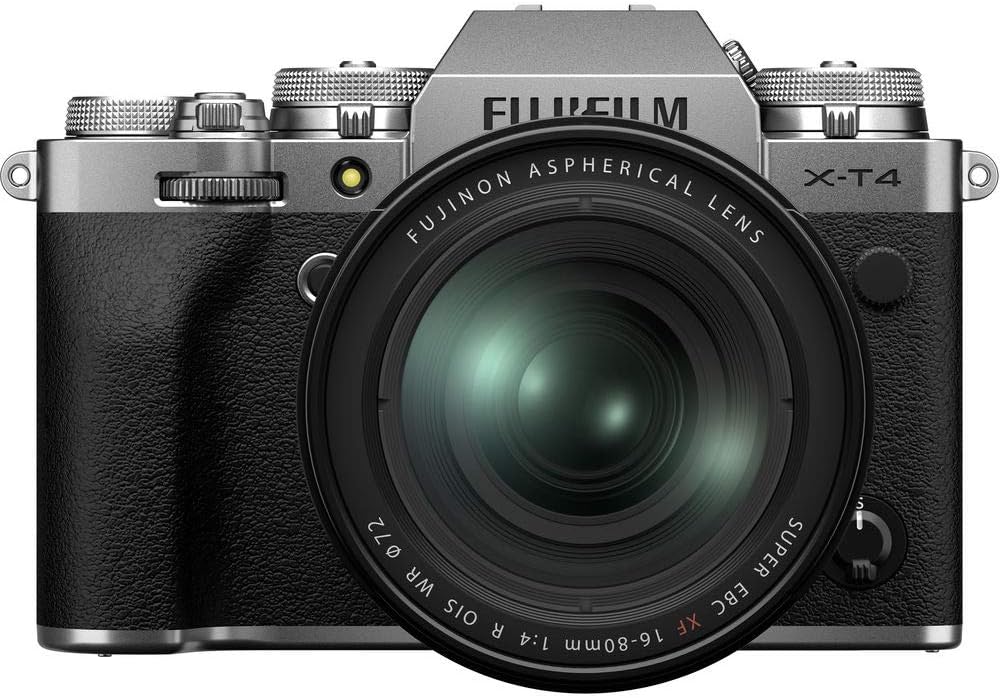 Fujfilm X-T4 Mirrorless Digital Camera XF16-80mm Lens Kit - Silver