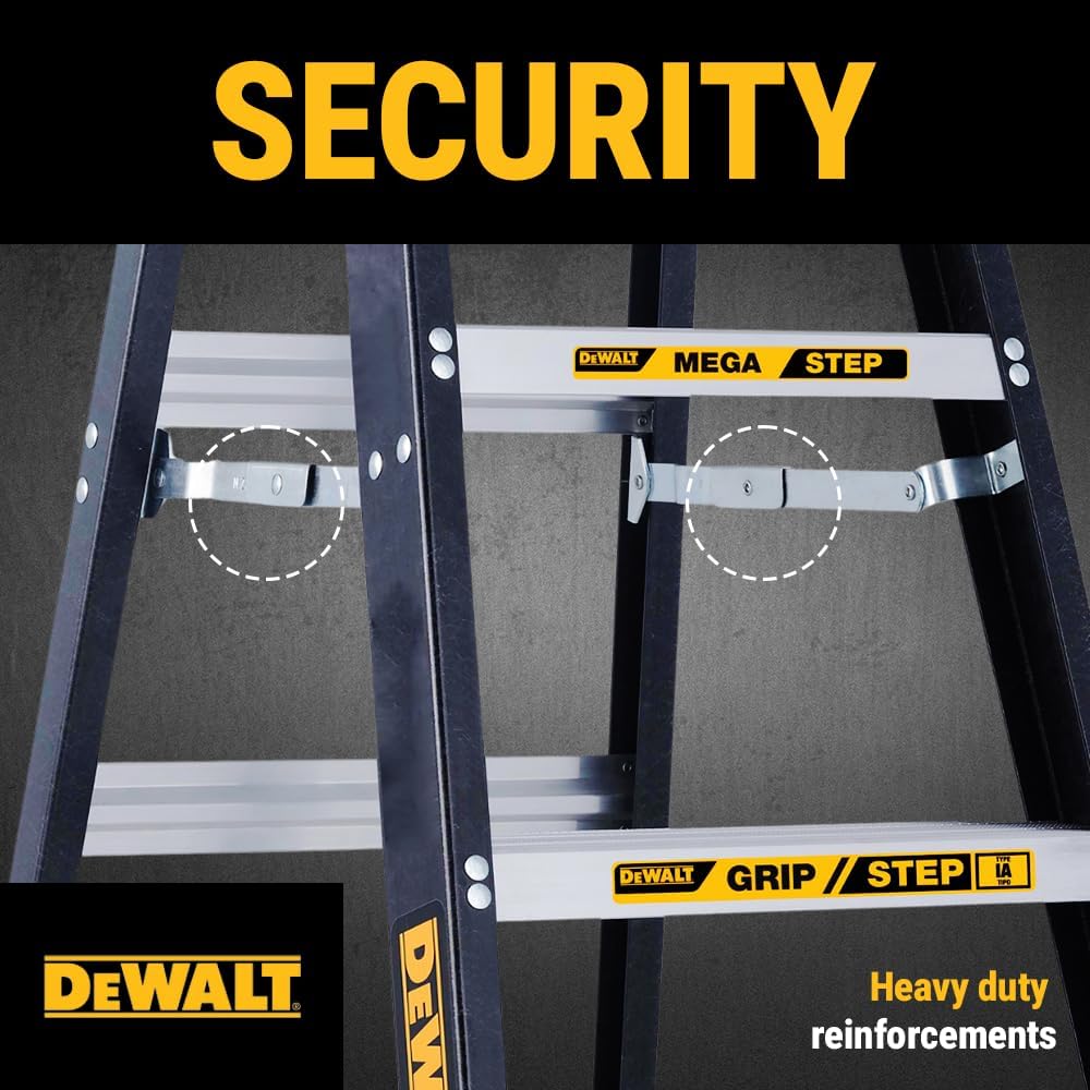 DeWalt Type IA 300lb Rated FG Stepladder 6' DXL3010-06