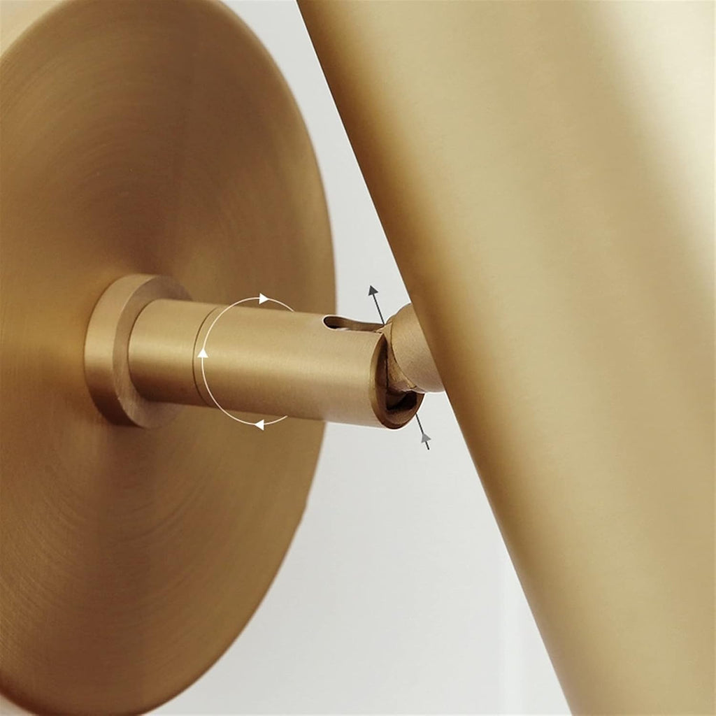 Wall Sconces, European Wall Light - Personality - Copper Wall Lamp Adjustable IP44 Outdoor or Indoor Wall Light Ideal Bedside Reading Spot Lamp Waterproof Spotlight Garden Landscape Fixture Simple Be
