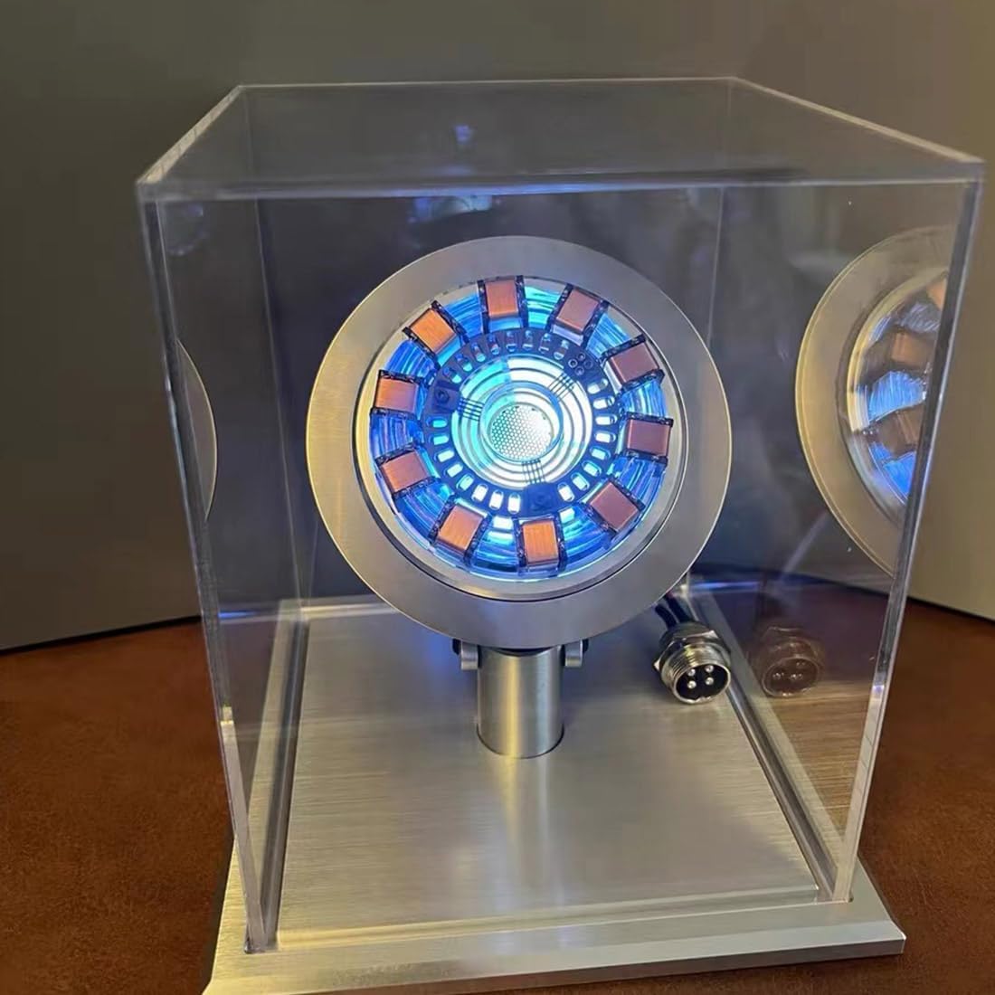 DIY Arc Reactor Model Toys, 1/1 Scale MK2 Arc Reactor Tech Desk Ornament Gift for Teen Adult (KIT Version/MK2 Youth Version)