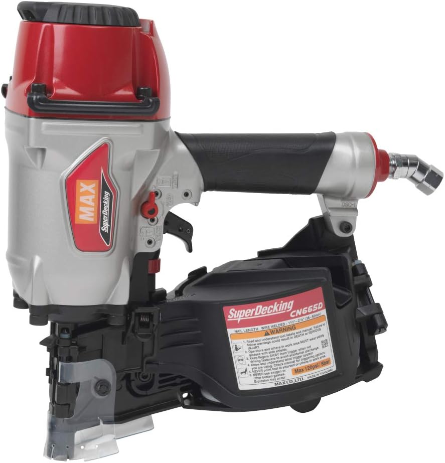 MAX USA SuperDecking CN665D Decking Coil Nailer up to 2-1/2'