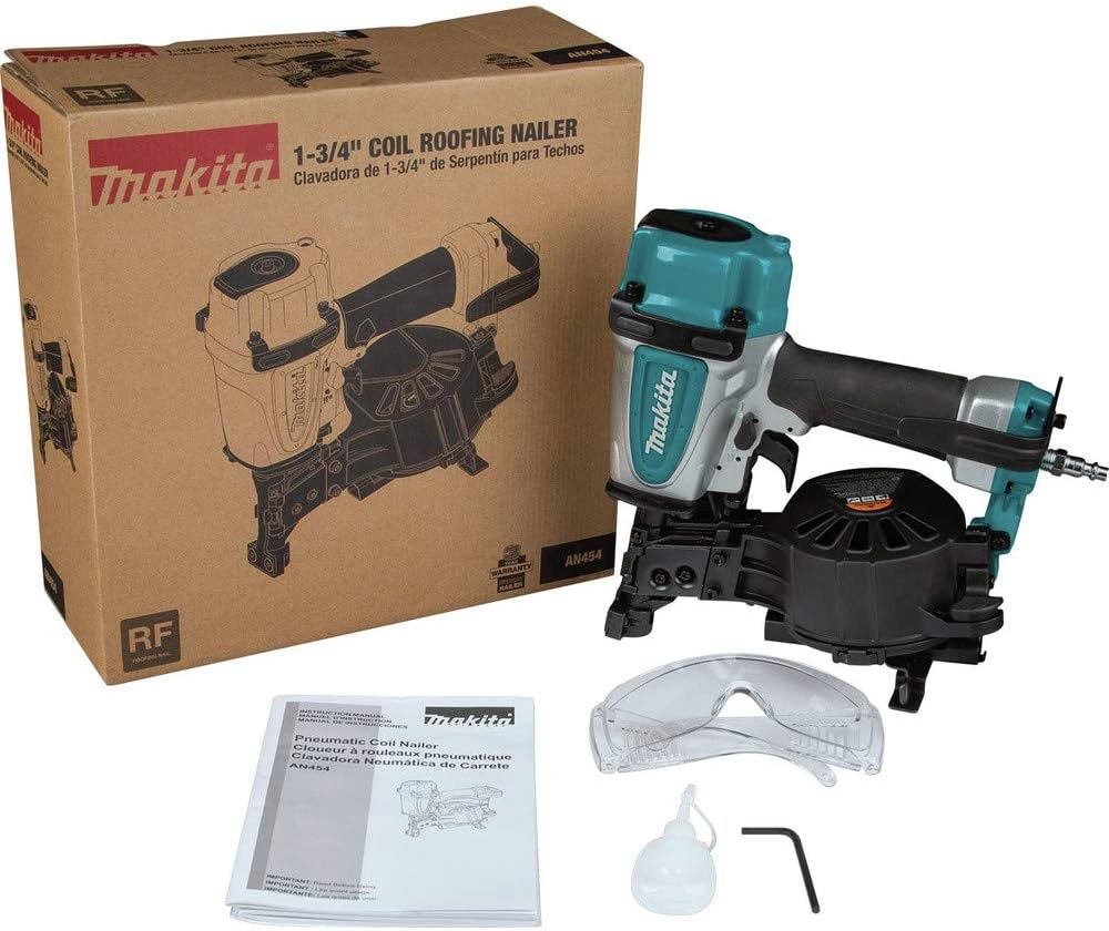 Makita AN454 1-3/4' Coil Roofing Nailer