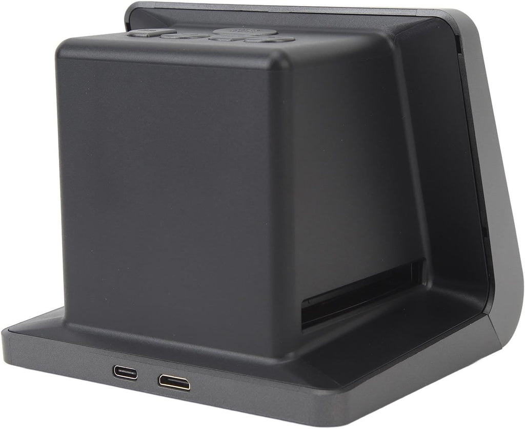 Film Scanner, 48MP Slide Converter with 5 Inch LCD Screen for Win XP Vista 7 8, Slide Negative Scanners Converts 135 126 110 Super 8mm Films to Digital Photos