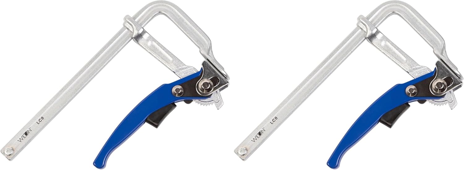 Wilton 8-Inch Lever Clamp, 770 Lbs. Clamping Force (LC8) (Pack of 2)